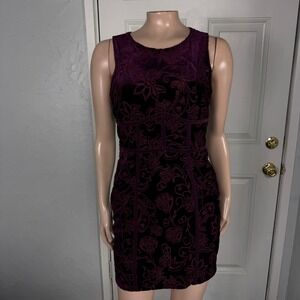 Intimately Free people Burnout Babe Women's Dress Medium Floral Mini Boho HH5
